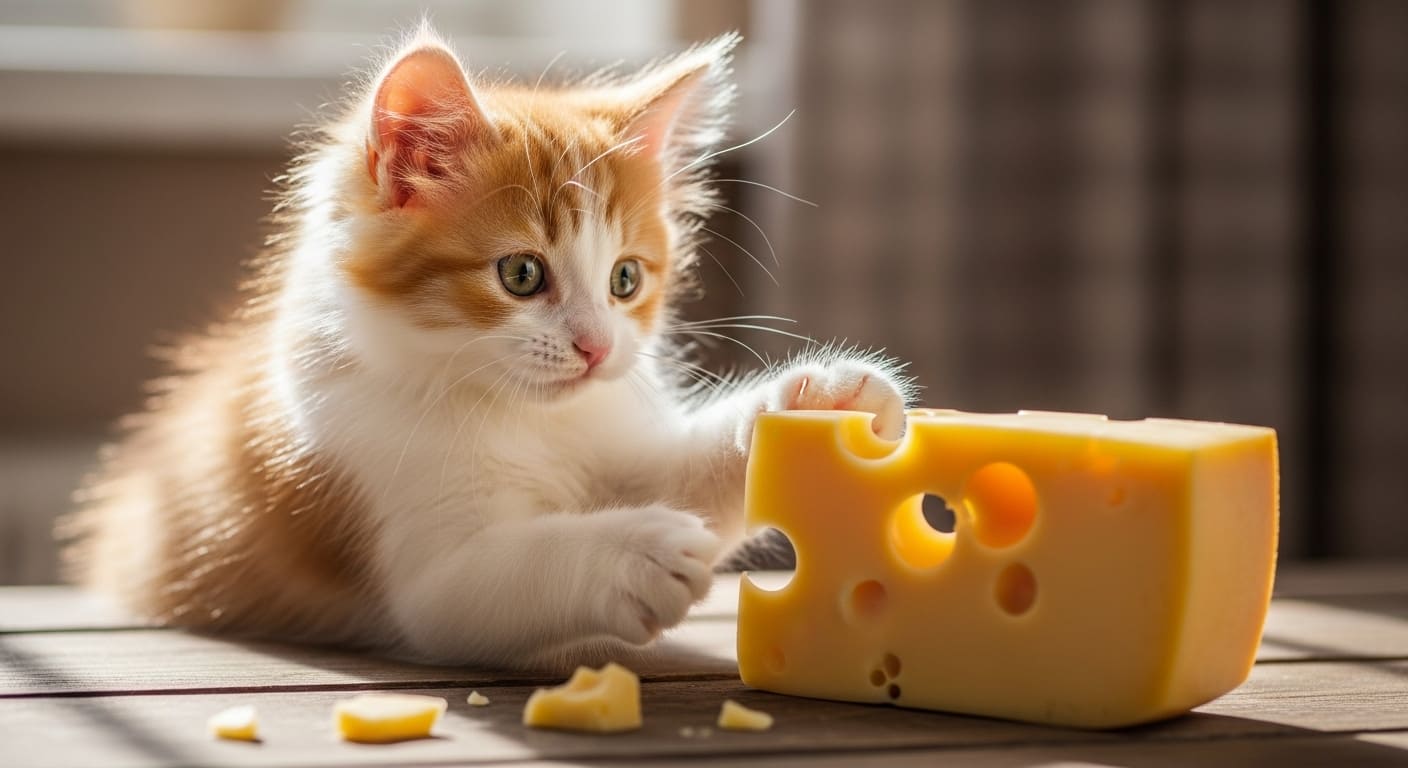 子猫にチーズをあげるのはNG？安全に楽しむための知識とリスクを解説